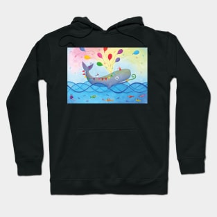 Festive whale Hoodie